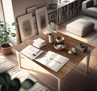 Carta adesiva per mobile texture madera marrone - TenStickers