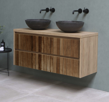 Carta adesiva per mobile listoni di legno - TenStickers