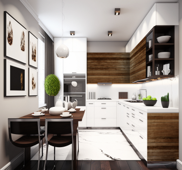 Carta adesiva per mobile listoni di legno - TenStickers
