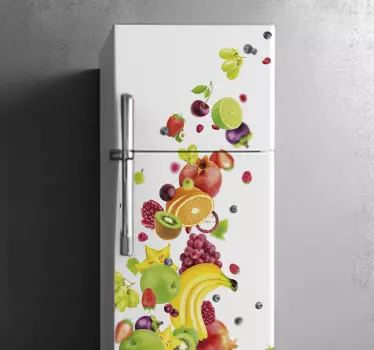 Adesivo per frigo vinilo frutas - TenStickers