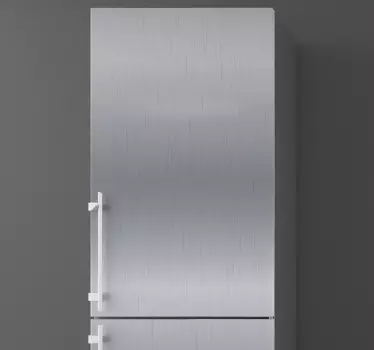 Adesivo per frigo vinilo nevera acero - TenStickers