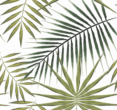 Carta adesiva per mobile hojas palmera - TenStickers
