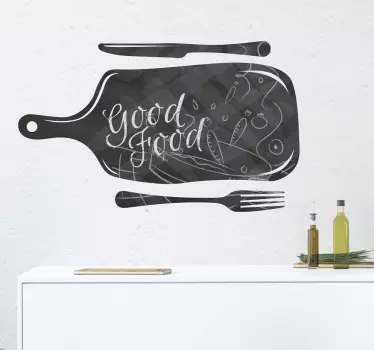 Adesivo lavagna Good Food - TenStickers