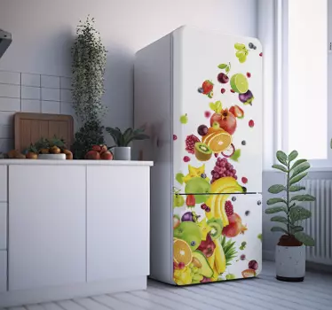 Adesivo per frigo vinilo frutas - TenStickers