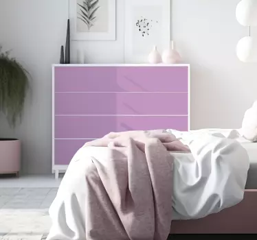 Carta adesiva per mobile rosa opaco - TenStickers