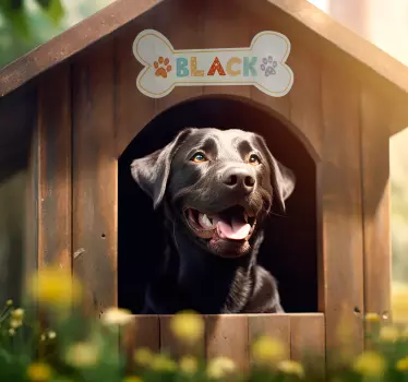 Adesivo animale domestico casa del cane - TenStickers