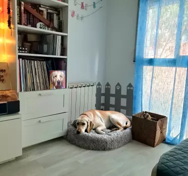 Adesivo animale recinzione del giardino - TenStickers