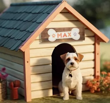 Adesivo animale domestico casa del cane - TenStickers