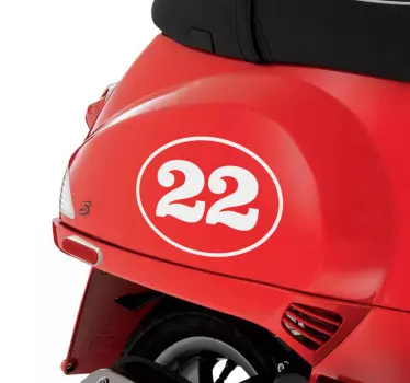 Adesivo per auto numero per veicolo - TenStickers