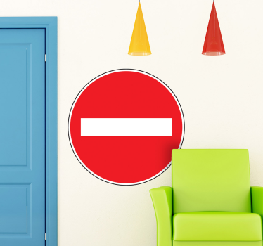 Sticker decorativo vietato - TenStickers