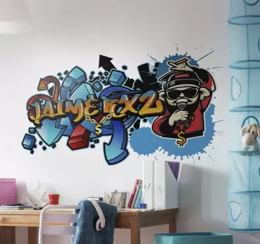 Adesivo arte Graffiti personalizzati - TenStickers
