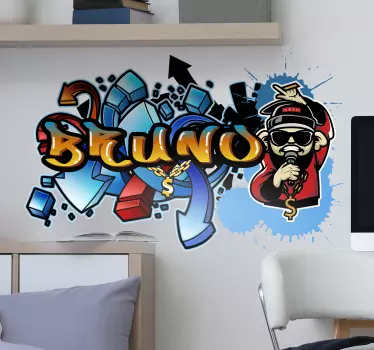 Adesivo arte Graffiti personalizzati - TenStickers