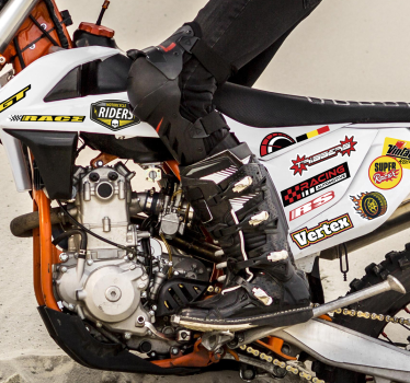 Adesivo per moto pacco bomba individuale - TenStickers