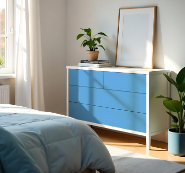 Foglio adesivo monocolore azzurro opaco - TenStickers