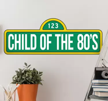 Adesivi animali per bambini bambino degli anni '80 - TenStickers