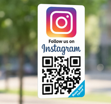Adesivi animali per bambini codice qr verticale instagram - TenStickers