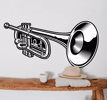 Adesivi animali per bambini design strumenti a fiato - TenStickers