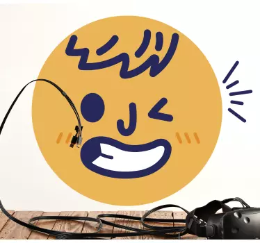 Adesivi animali per bambini faccia felice - TenStickers