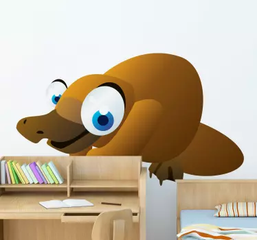 Adesivi animali per bambini personaggio di pinguino - TenStickers