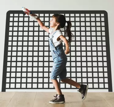 Adesivi animali per bambini sfondo a griglia - TenStickers