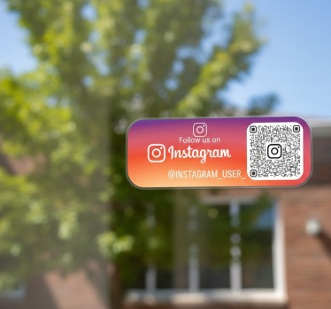 Adesivi animali per bambini sfumatura tramonto qr - TenStickers