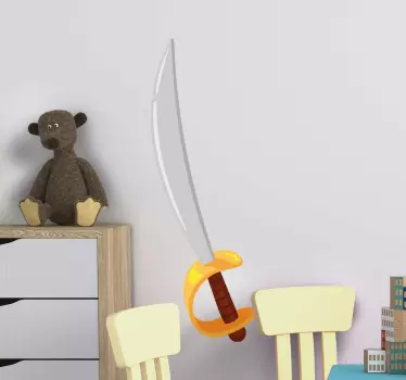 Adesivi animali per bambini spada da gioco fantasiosa - TenStickers