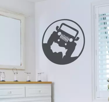 Adesivi iconografico fuoristrada - TenStickers
