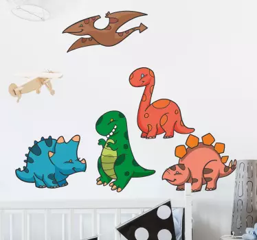 Adesivi mini-dinosauri - TenStickers