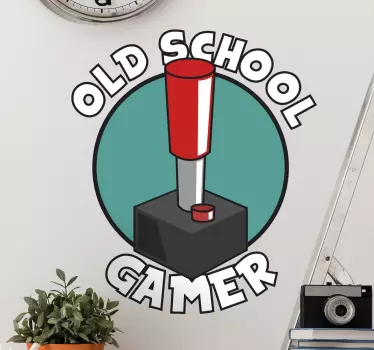 Adesivi old school gamer - TenStickers