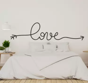 Sticker amore testo love - TenStickers