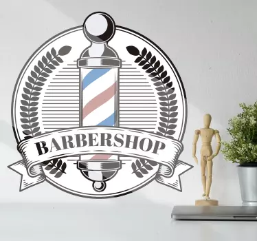 Sticker azienda angolo del barbiere - TenStickers