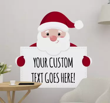 Adesivo babbo natale gioioso - TenStickers