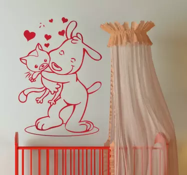 Adesivo bambini amici per la pelle - TenStickers