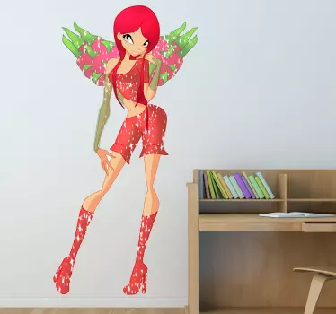Adesivo bambini fatina delle fragole - TenStickers