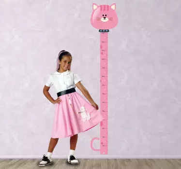 Adesivo bambini metro gatto - TenStickers