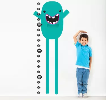 Adesivo bambini metro mostro verde - TenStickers