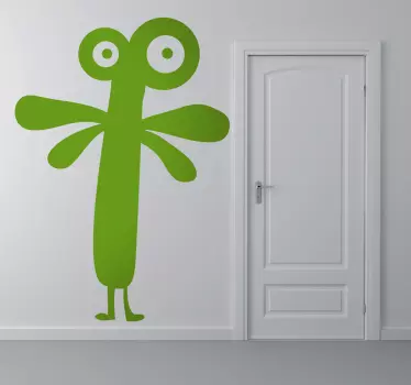 Adesivo bambini mostro con ali - TenStickers
