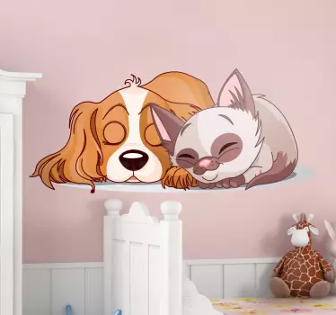 Adesivo bambini pisolino in compagnia - TenStickers