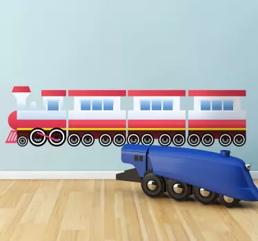 Adesivo bambini trenino giocattolo - TenStickers