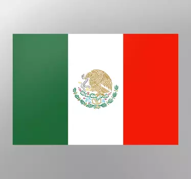 Adesivo bandiera Messico - TenStickers