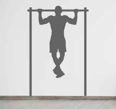 Adesivo barra palestra - TenStickers