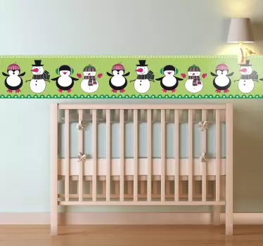 Adesivo cameretta cornice tema inverno - TenStickers