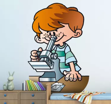 Adesivo cameretta piccolo scienziato - TenStickers