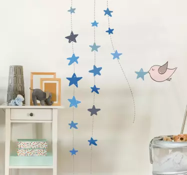 Adesivo cameretta stelline - TenStickers