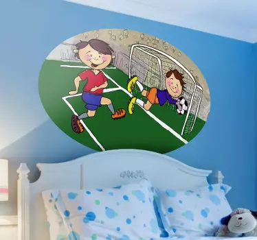 Adesivo cameretta tiro e gol - TenStickers