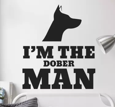 Adesivo cane dobermann - TenStickers