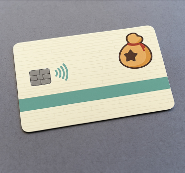 Adesivo carta di credito a tema gioco "campane" - TenStickers