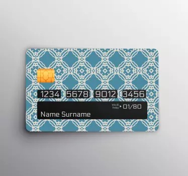 Adesivo carta di credito con motivo decorativo - TenStickers