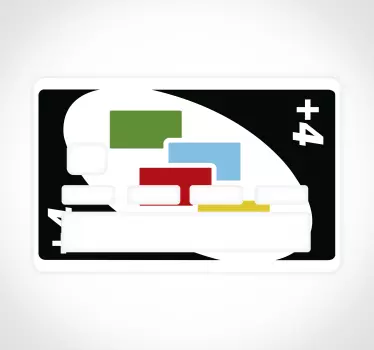 Adesivo carta di credito creazione card vibrante - TenStickers