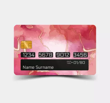 Adesivo carta di credito design elegante - TenStickers